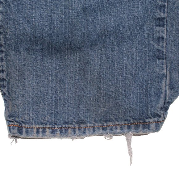 Lucky Brand Dungarees Womens Sz 32 Classic Fit Short Length Med Denim Jeans - Picture 9 of 13